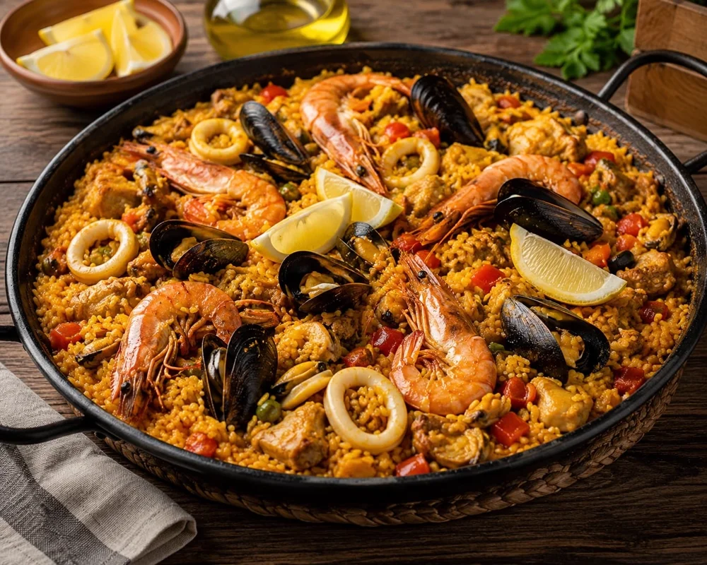 Paella mixta